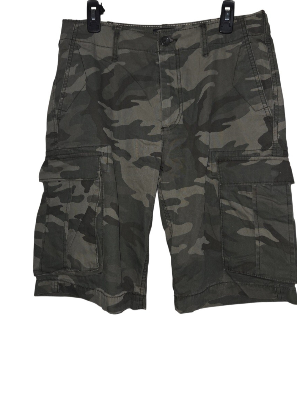 GAP khakis Men's Camouflage Cargo Shorts - Olive